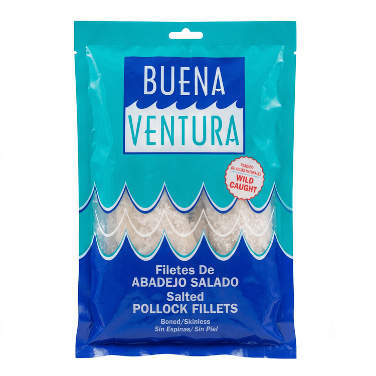 Buena Ventura Salted Pollock Fillets 1 lb