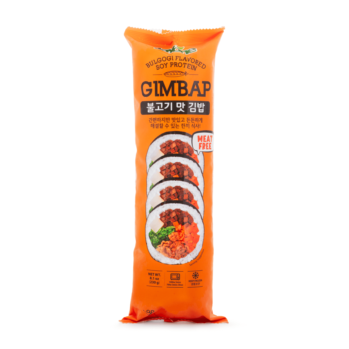 JAYONE 韓国ライスロール プルコギ味大豆タンパク 230 グラム
