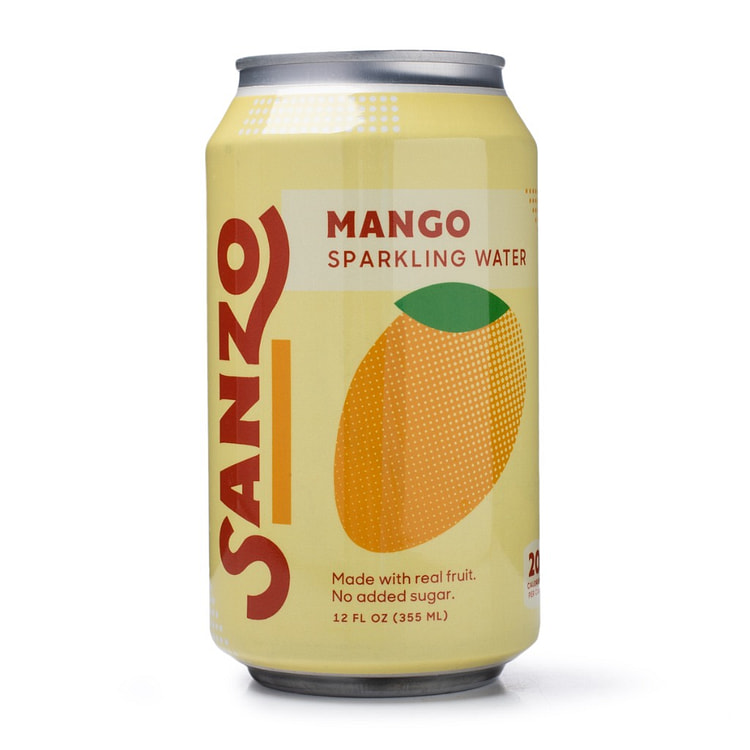 Sanzo Alphonso Mango Sparkling Water 12 fl.oz