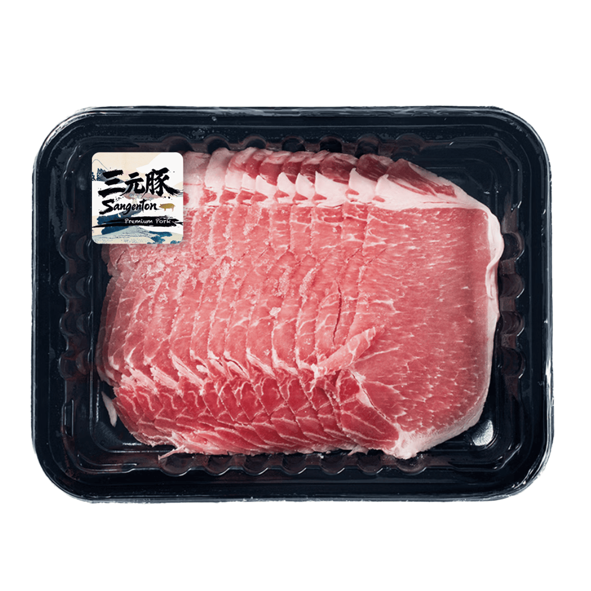 Sliced Pork Loin for Hot Pot Frozen 8 oz