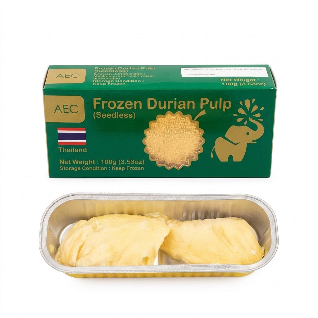 AEC Frozen Monthong Durian Pulp AAA Grade 3.53 oz