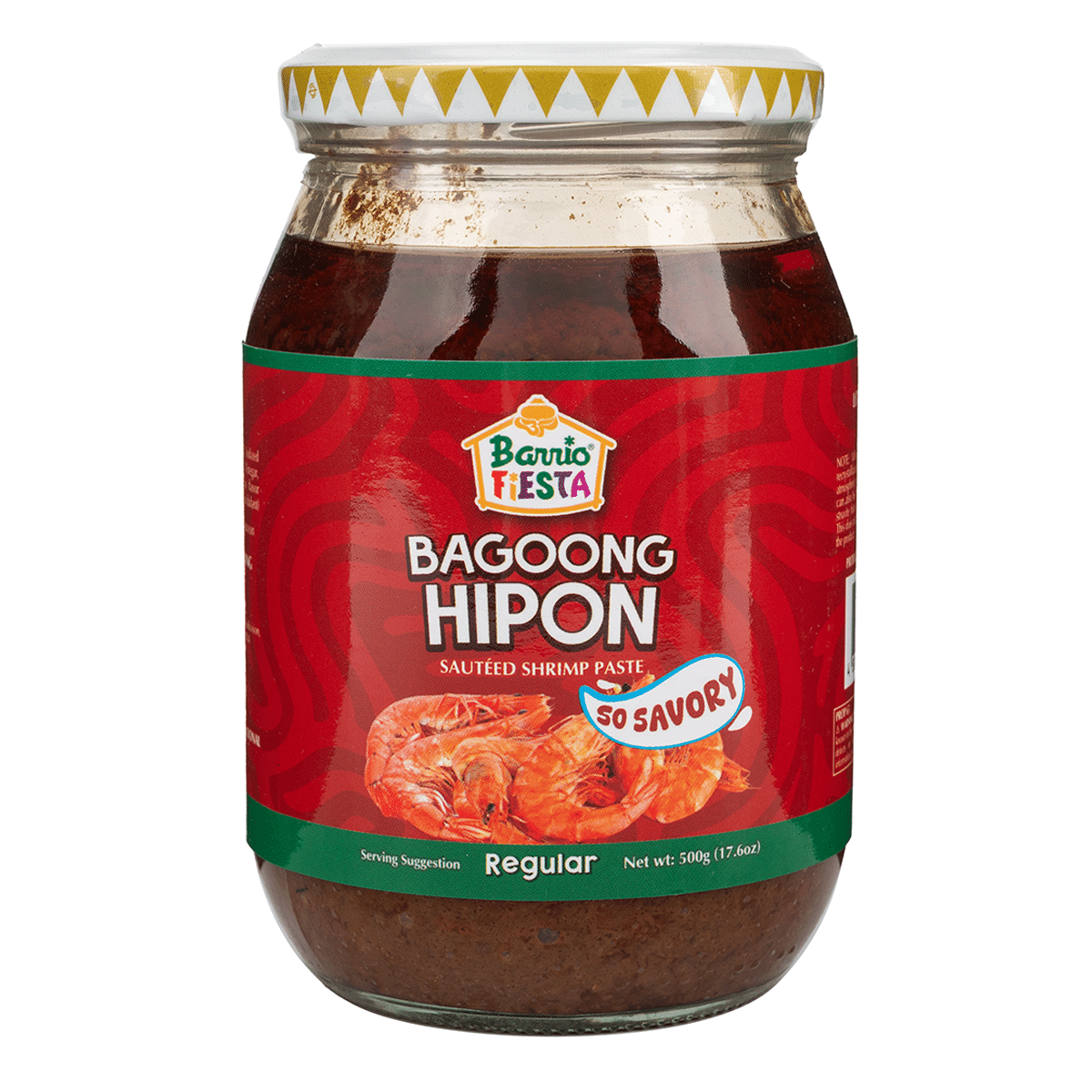 Barrio Fiesta Bagoong Hipon Regular 500 g