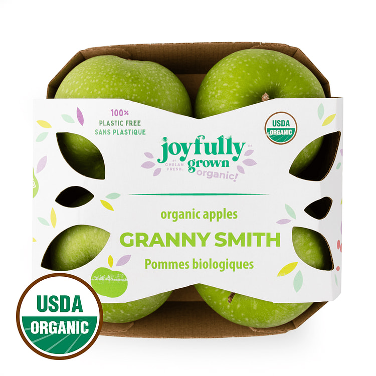 Organic Granny Smith Apples 4ct 1 box