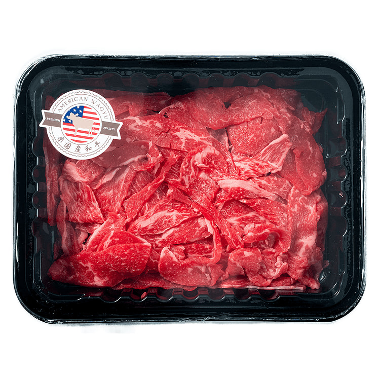 American Wagyu Beef Sliced for Stir-fry (Kiriotoshi) 8 onza(s)