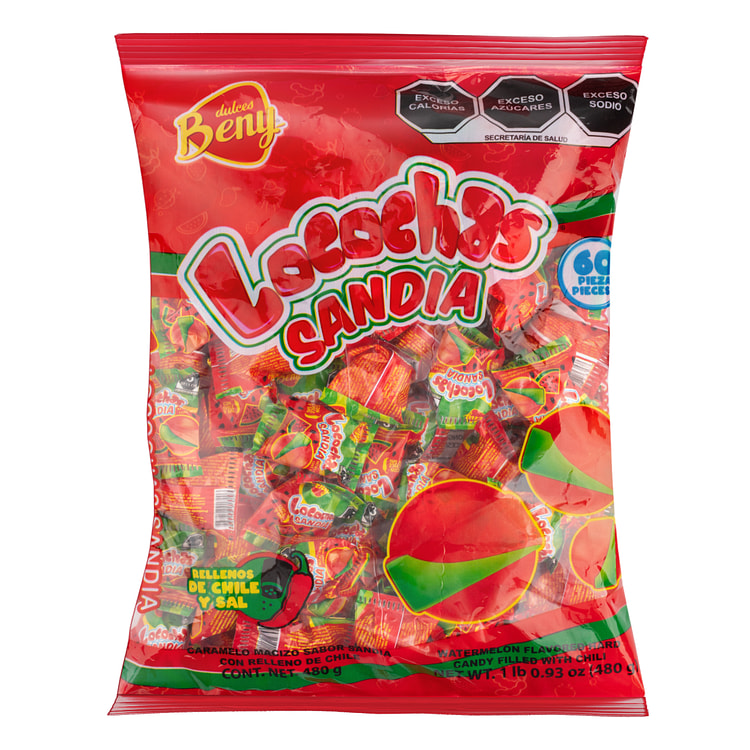 Beny Locochas Caramelo duro sabor sandía 480 gramo(s)
