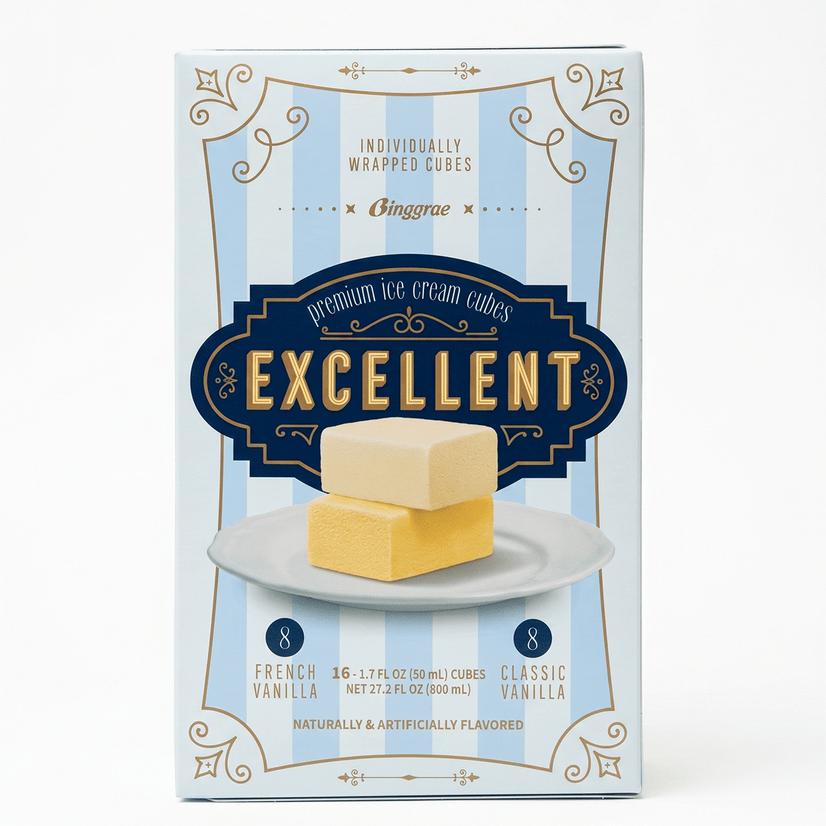 Binggrae Excellent Vanilla Ice Cream 1BOX 50 ml(ミリリットル)*16 各