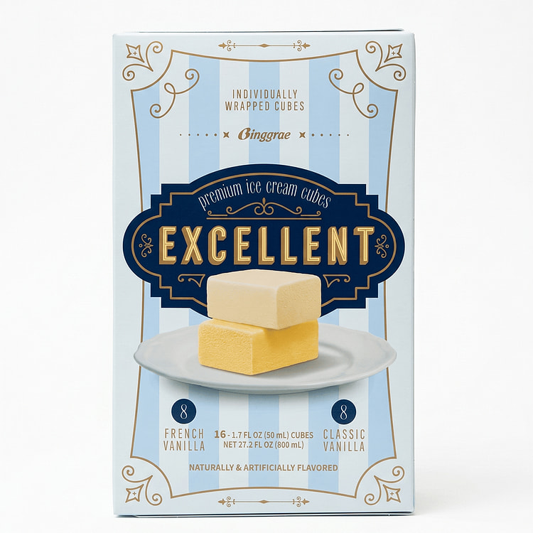 Binggrae Excellent Vanilla Ice Cream 1BOX 50 ml(ミリリットル)*16 各