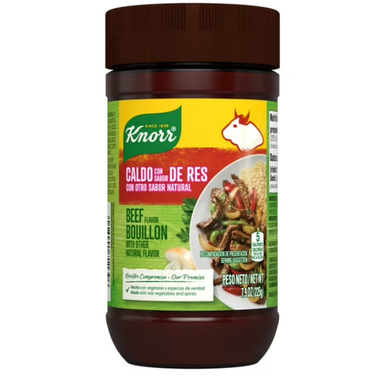 Knorr Hispanic Beef Bouillon 7.9 oz