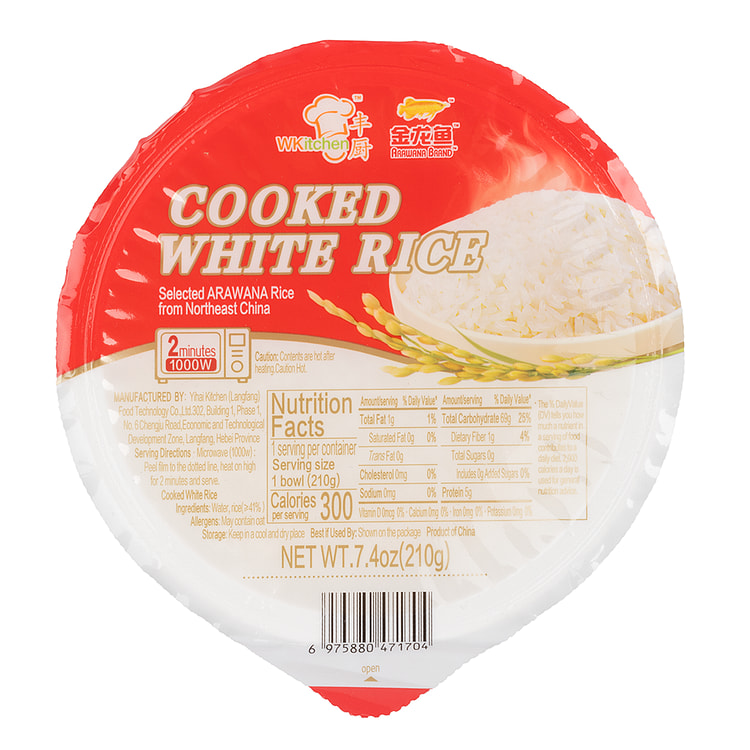 金龙鱼 即食微波米饭 东北大米 210 克