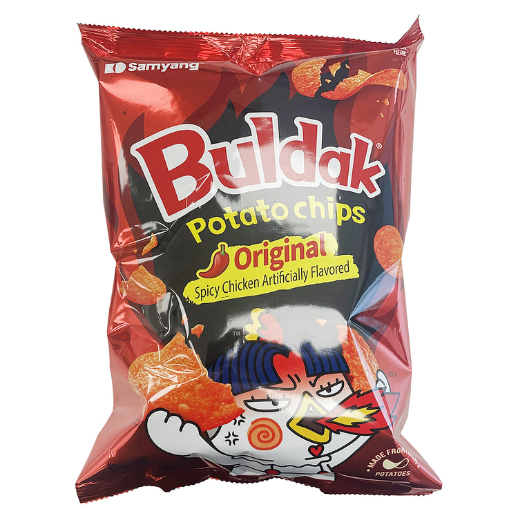 SAMYANG Buldak Potato Chips Original 4.23 oz