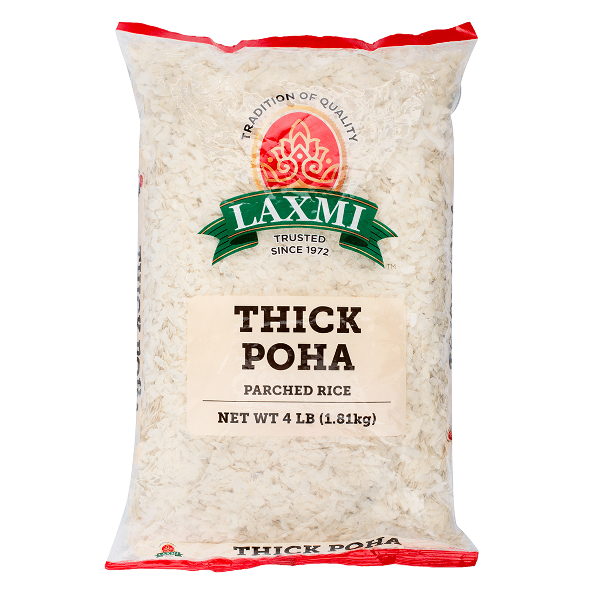 Laxmi Poha Flattened Rice Thick 4 lb*10 pack