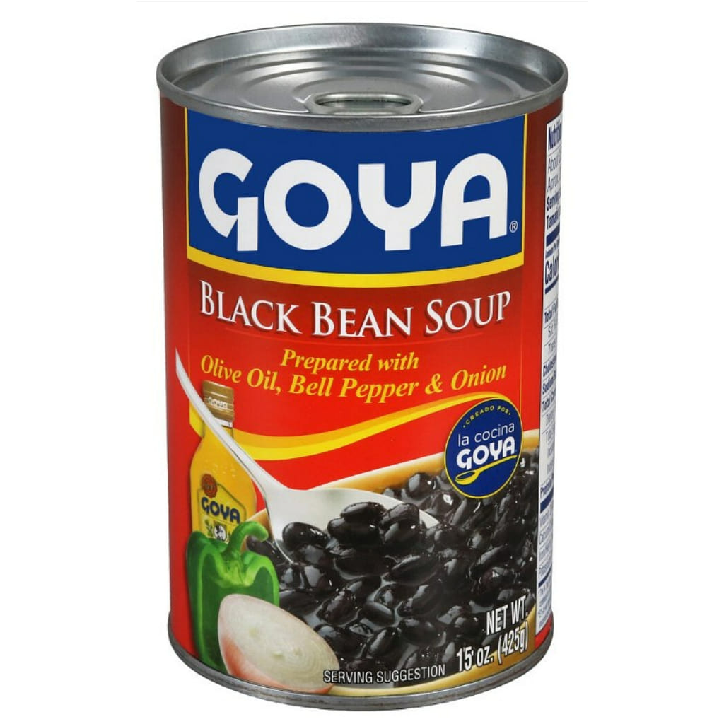Sopa de Feijões Pretos Goya 15 oz