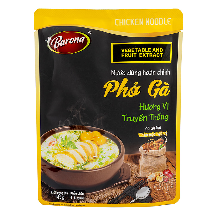 Barona Sauce for Chicken Noodle from Vegetable and Fruit Extract 145 克