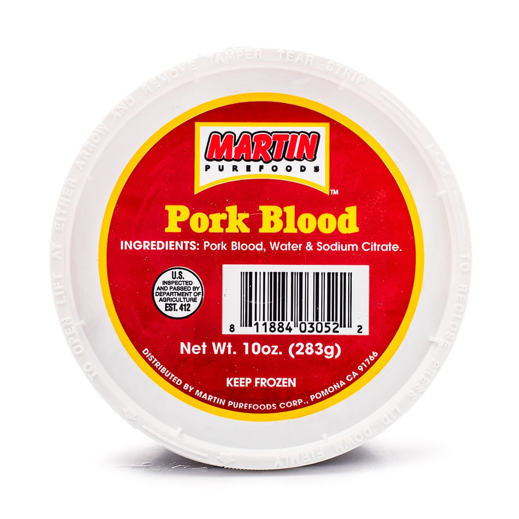 Martin Purefoods Pork Blood, Frozen 10 oz