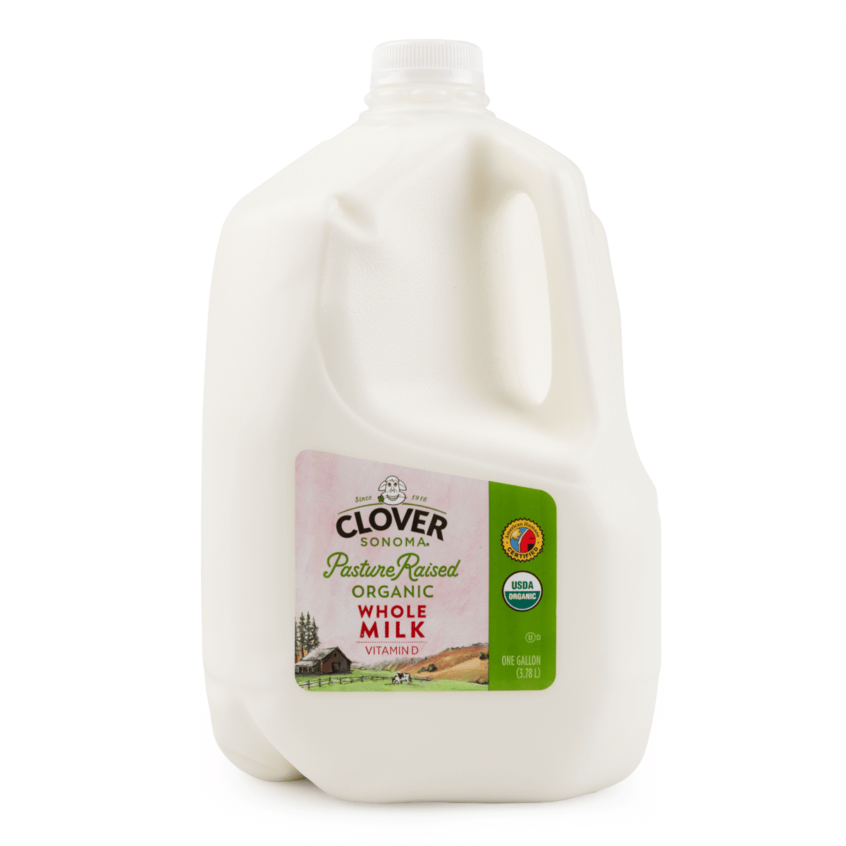 Clover Sonoma Organic Whole Milk 127.8 fl.oz