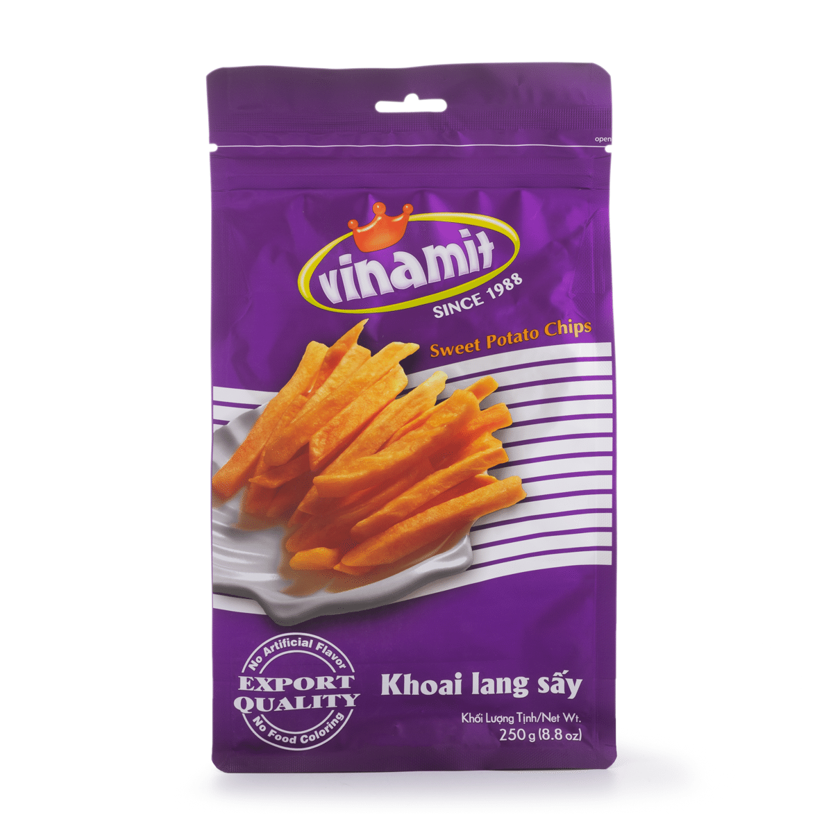 Vinamit Brand Sweet Potato Chips 250 g