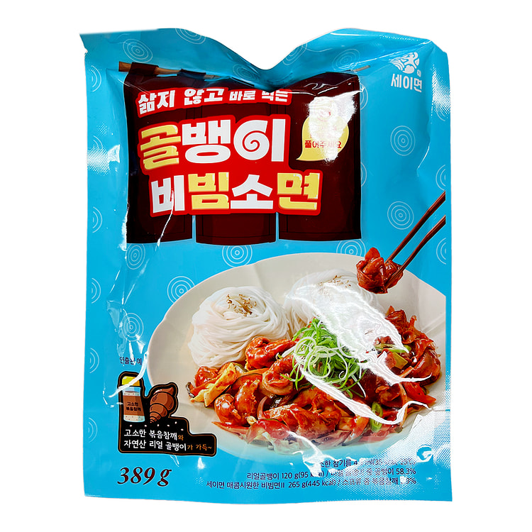 세이면 삶지않고 바로 먹는 골뱅이 비빔소면 389 그램