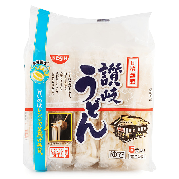 日清 赞岐乌冬面(冷冻・5食装) 900 克