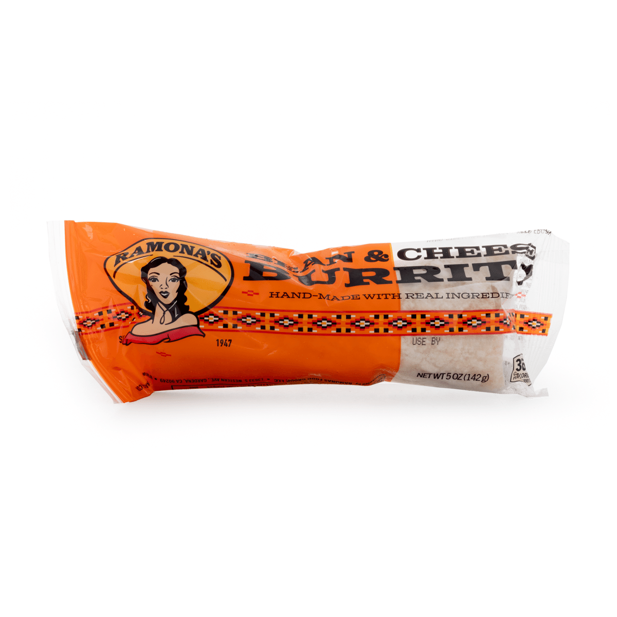 Ramona’s Burrito Bean & Cheese Burrito, Frozen 5 oz