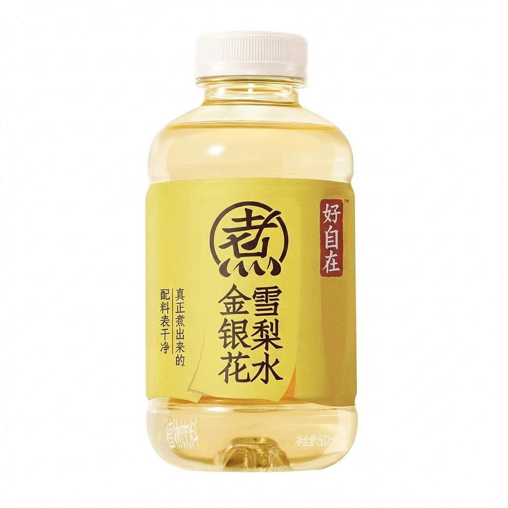 Chi Forest Honeysuckle Flower & Pear Flavoured Drink 500 밀리리터