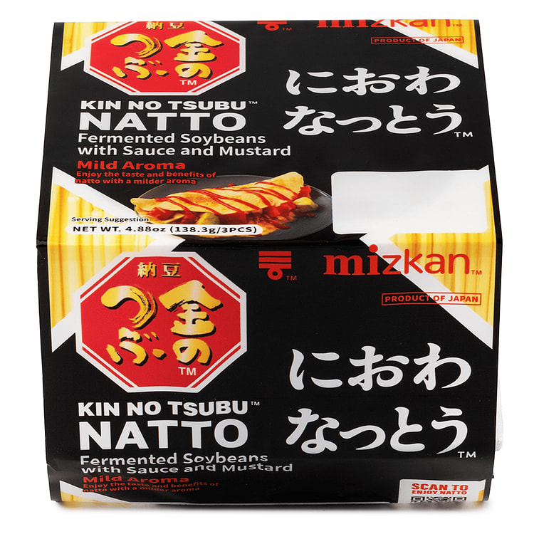 Mizkan 纳豆 冷冻 三盒装  4.88 盎司 (min 2)