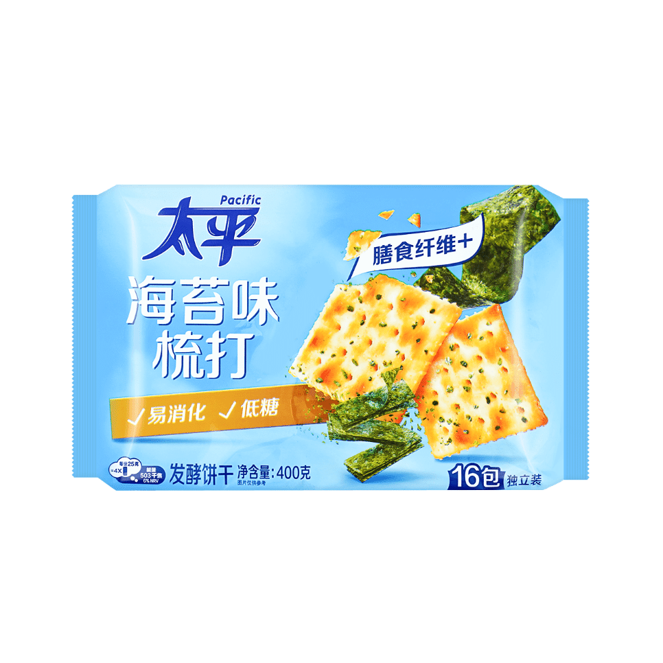 太平 苏打饼干 海苔味 400 克