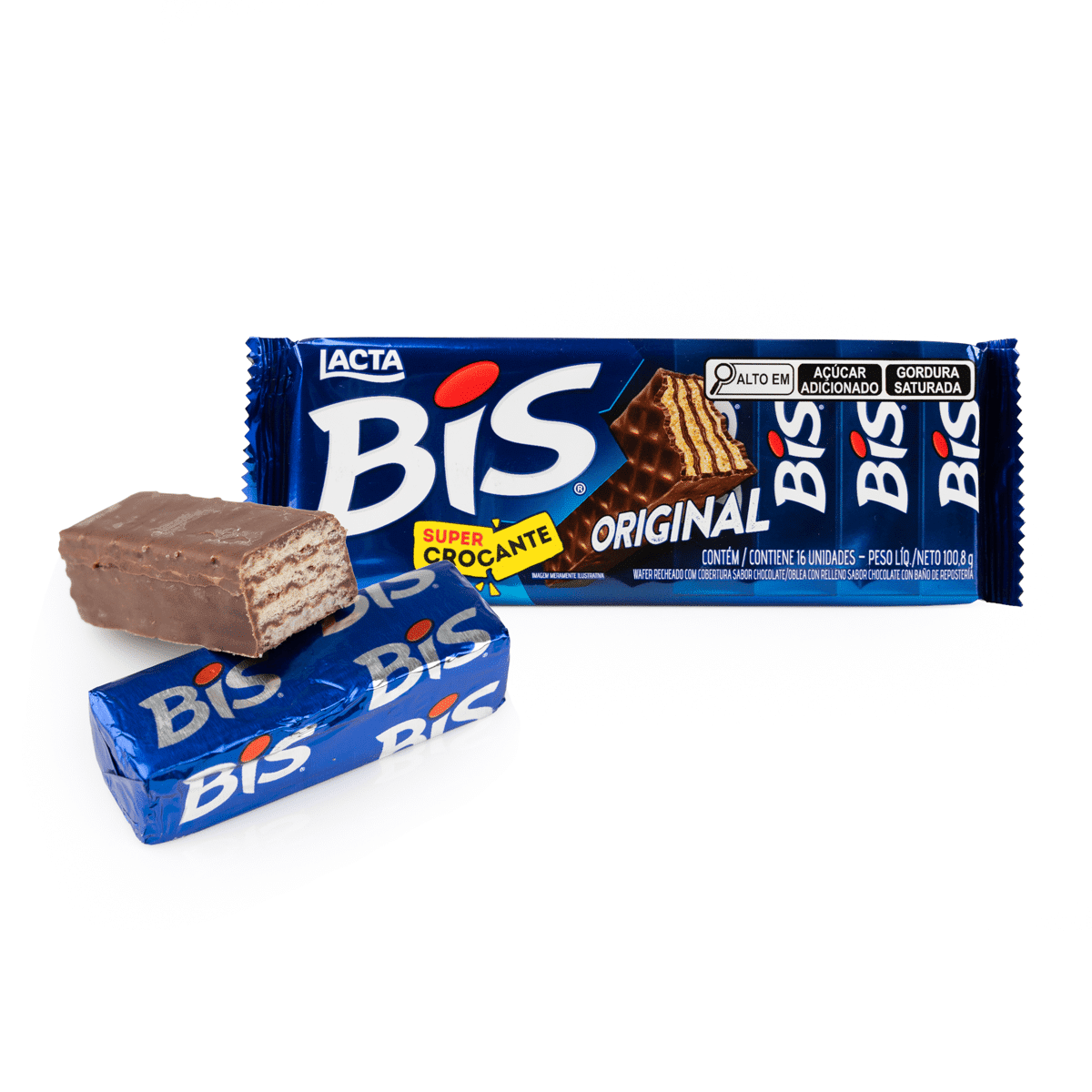Lacta Bis Waffer with Milk Chocolate 100.8 g