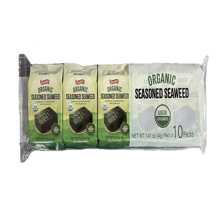 SK Organic Seasoned Seaweed 10P 1.41 盎司