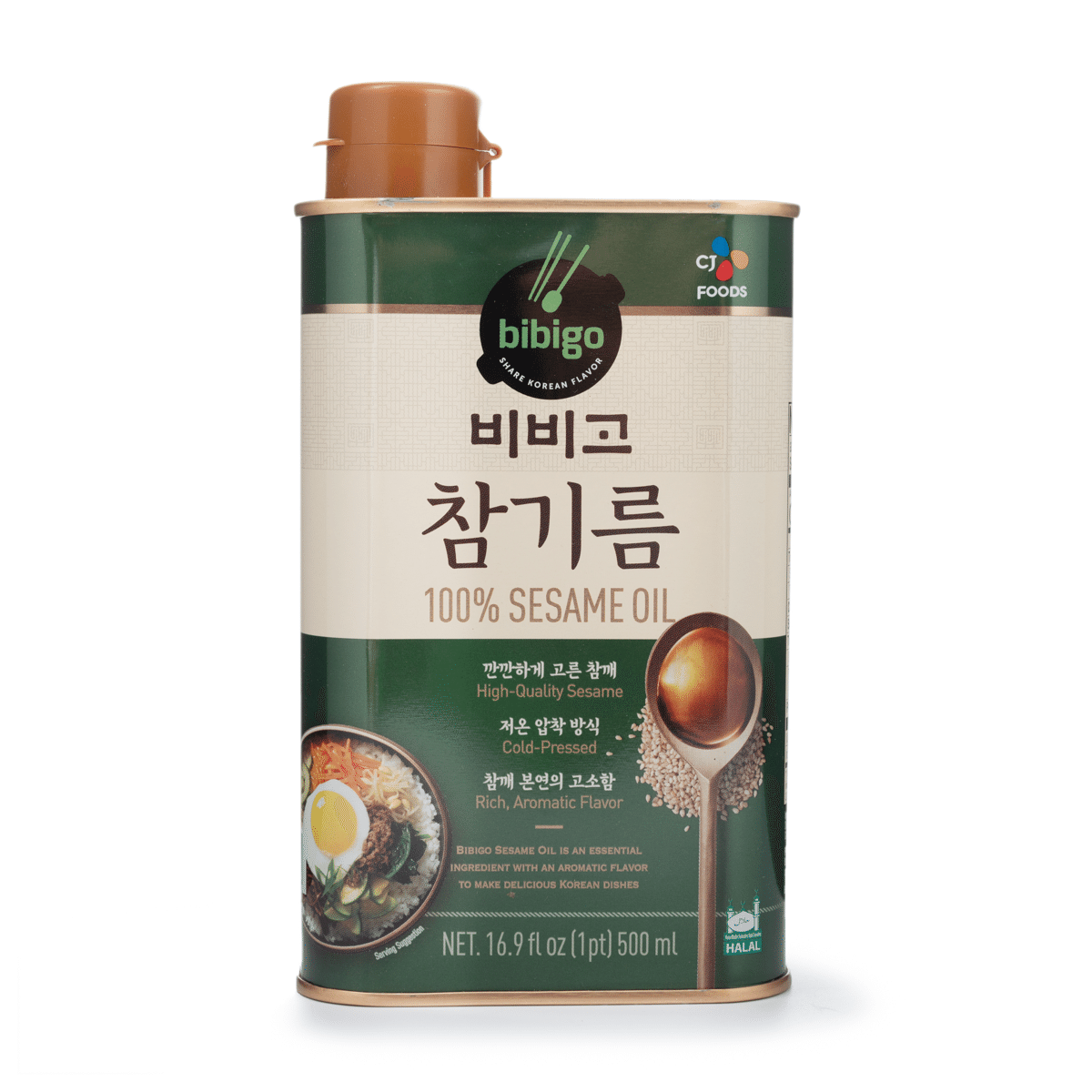 CJ Bibigo Cold-Pressed Sesame Oil 500 ml