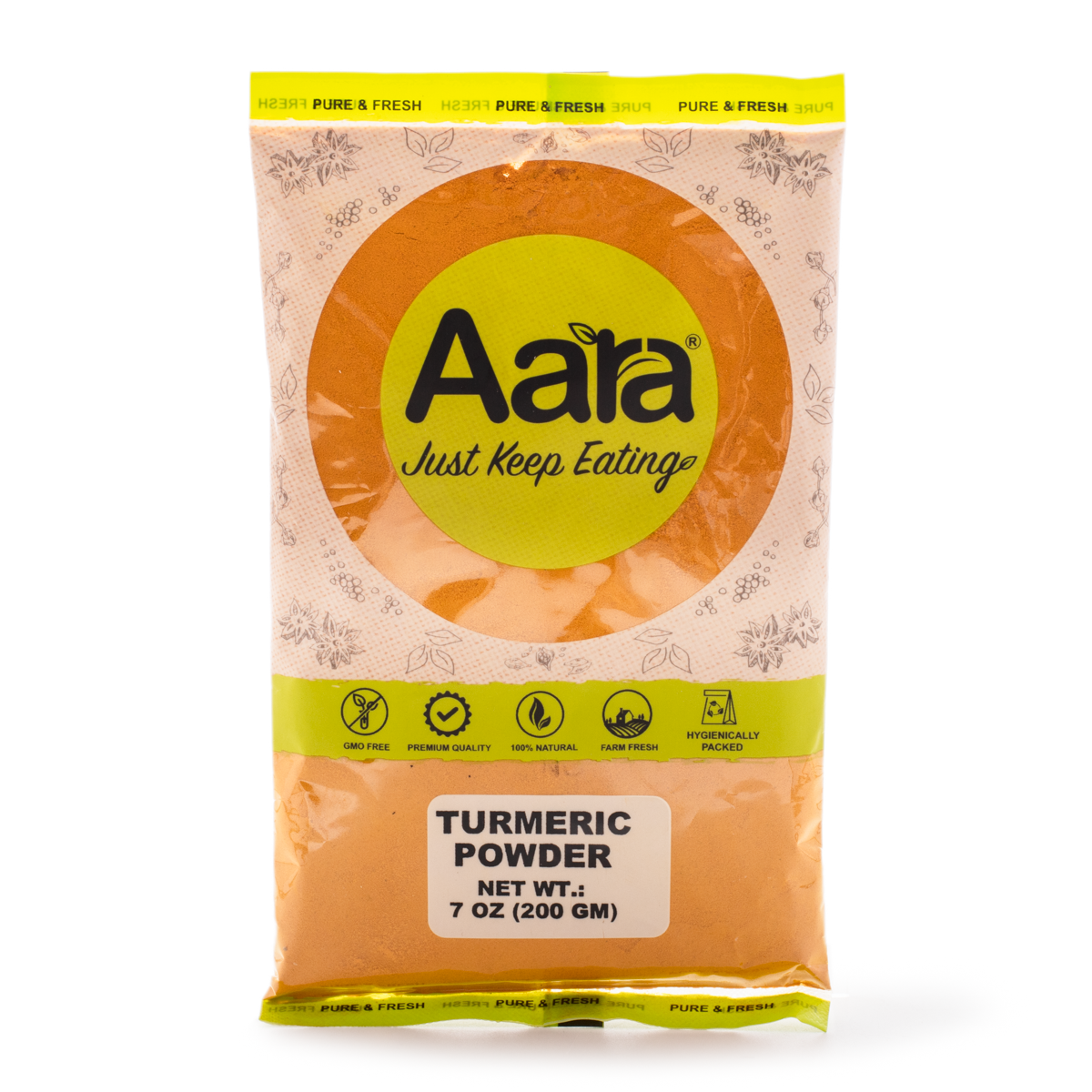 Pó de Cúrcuma (Haldi) Aara 200 g