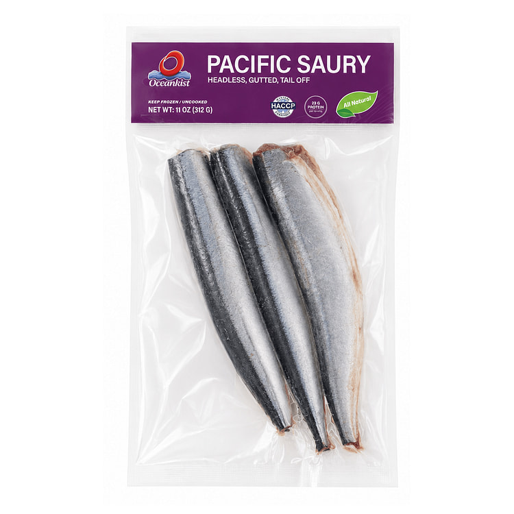 Cá Thu Đao Thái Bình Dương, Đã Bỏ Đầu Và Ruột 11 oz