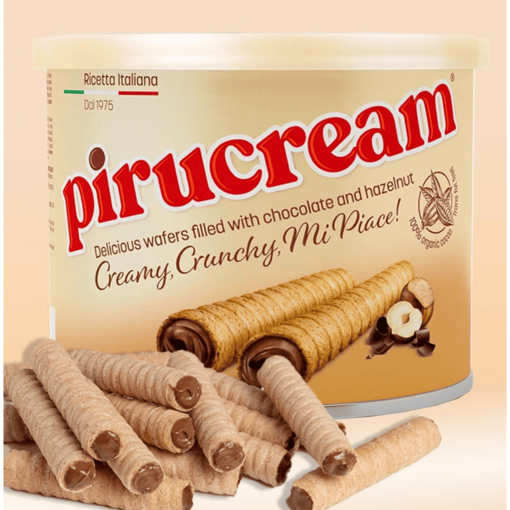Pirucream Wafer Rolls with Chocolate 10.58 oz