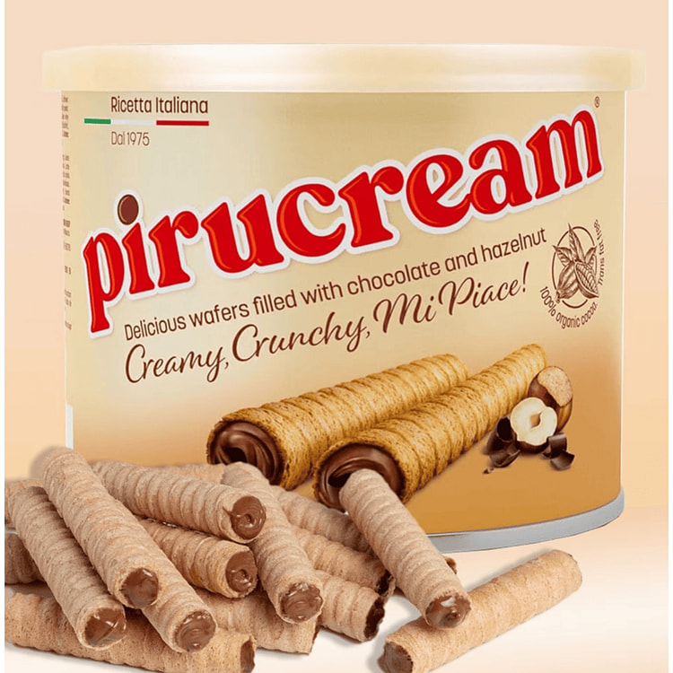 Pirucream Wafer Rolls with Chocolate 10.58 oz