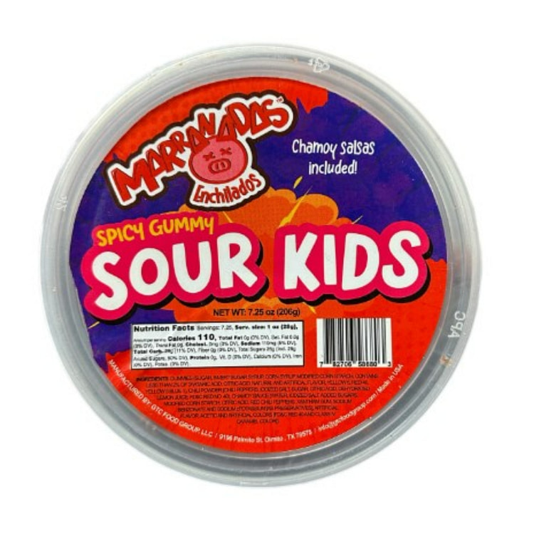 Marranadas Spicy Gummy Sour Kids 7.25 oz