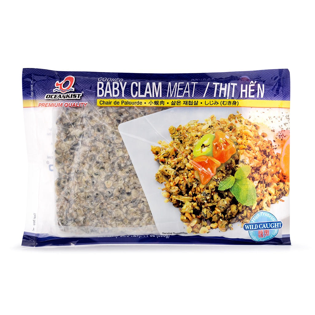 Frozen Baby Clam Meat (Thit Hen) 14 oz