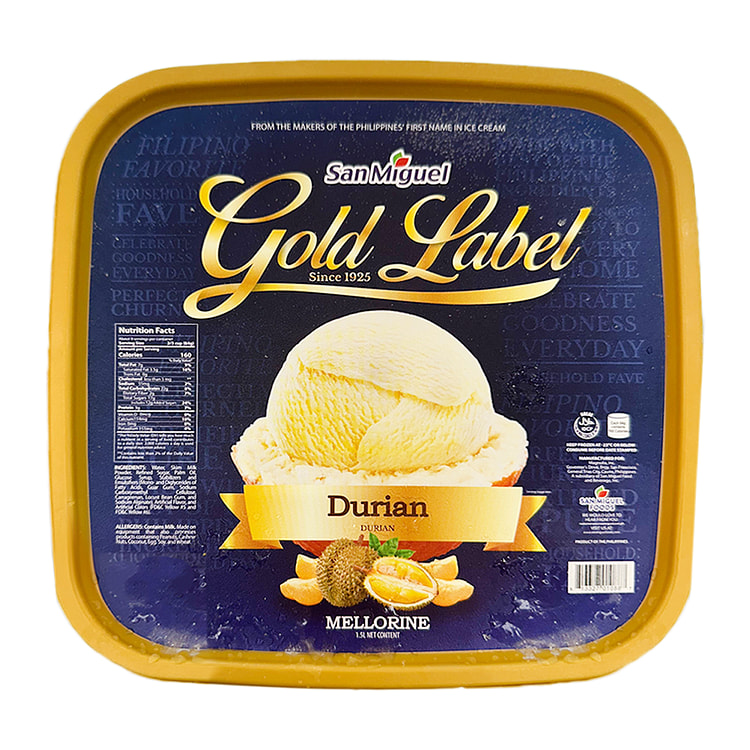 San Miguel Gold Label Durian Ice Cream 50.72 盎司