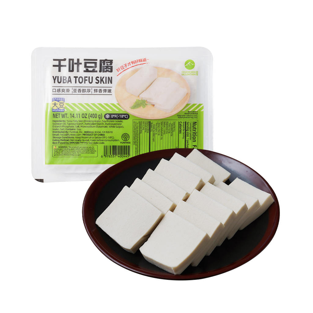 Changbai Mountain Yuba tofu skin, Frozen 400 g