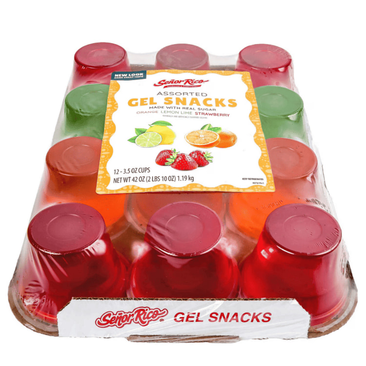 Senor Rico Gelatin Snacks Assorted Flavors 42 oz
