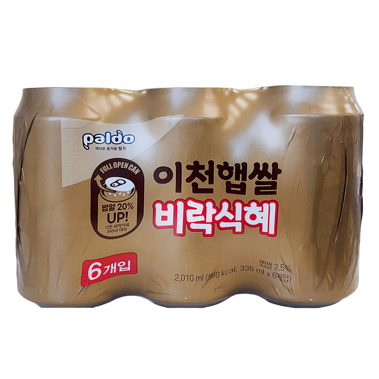 Paldo Icheon Rice PUNCH (Sikhye) 335 毫升*6 罐