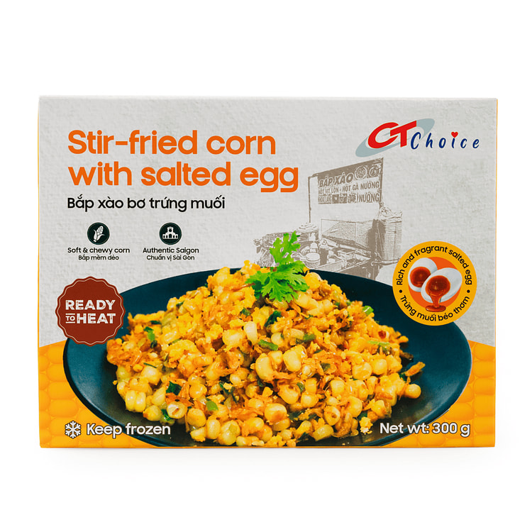 CT Choice Stir-fried Corn with Dried Shrimp and Butter Salted Egg Yolk, Fro