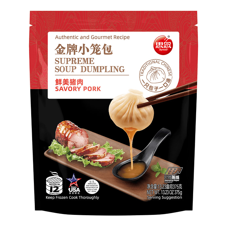 思念 金牌小笼包 鲜美猪肉  冷冻 300-375 克