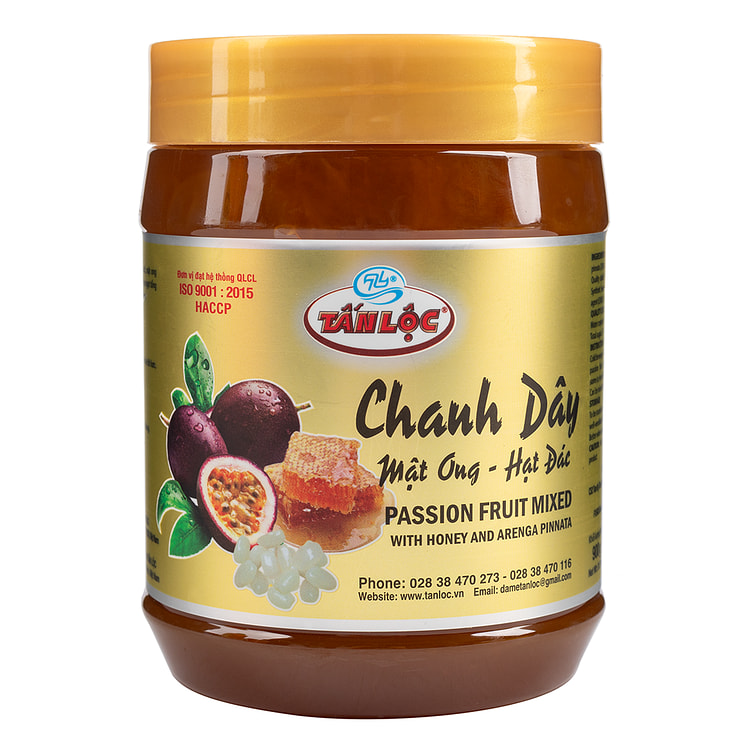 Tan Loc Passion Fruit Mixed with Honey and Arenga Pinnata 31.7 oz