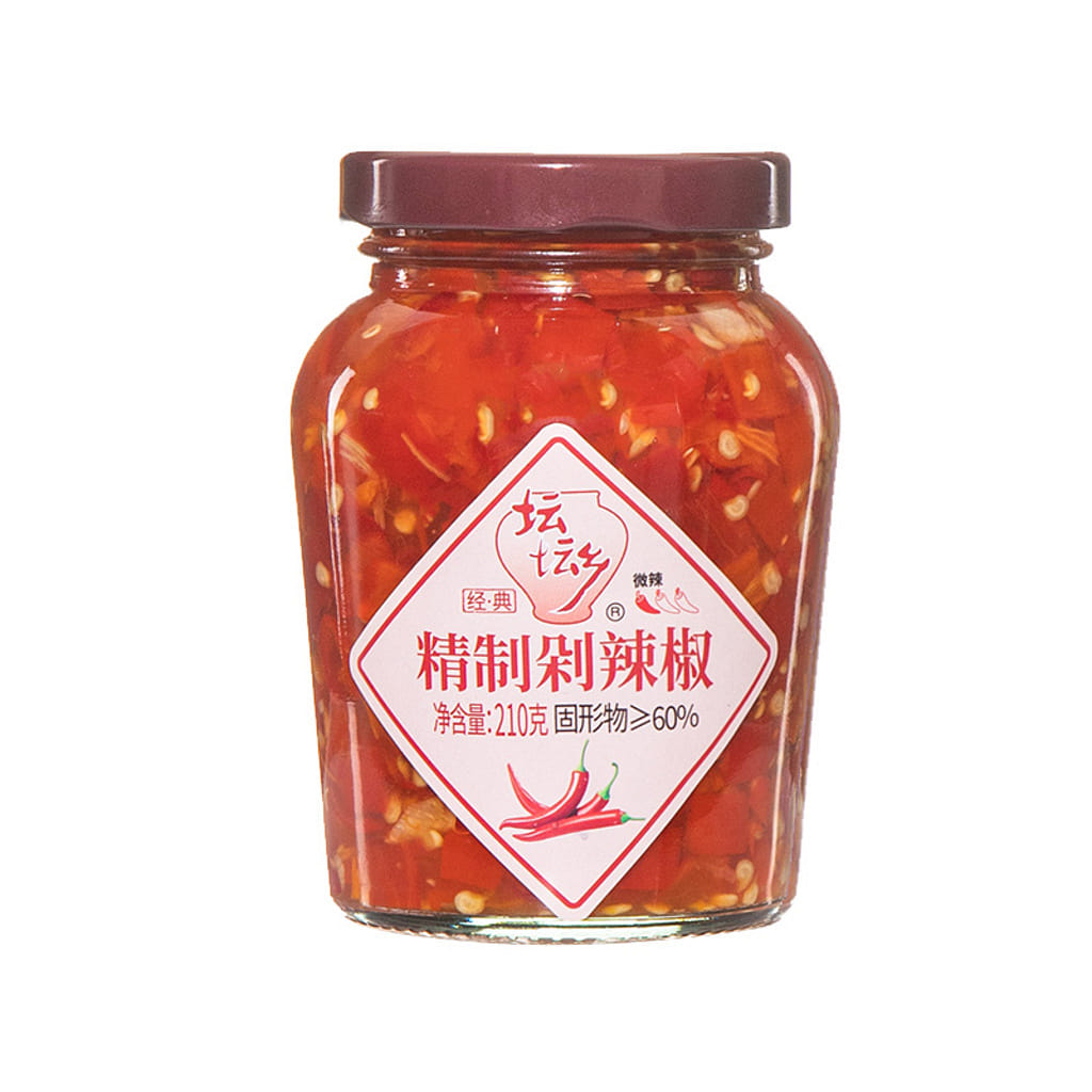 TTX Red Pickled Chili Peppers 210 g
