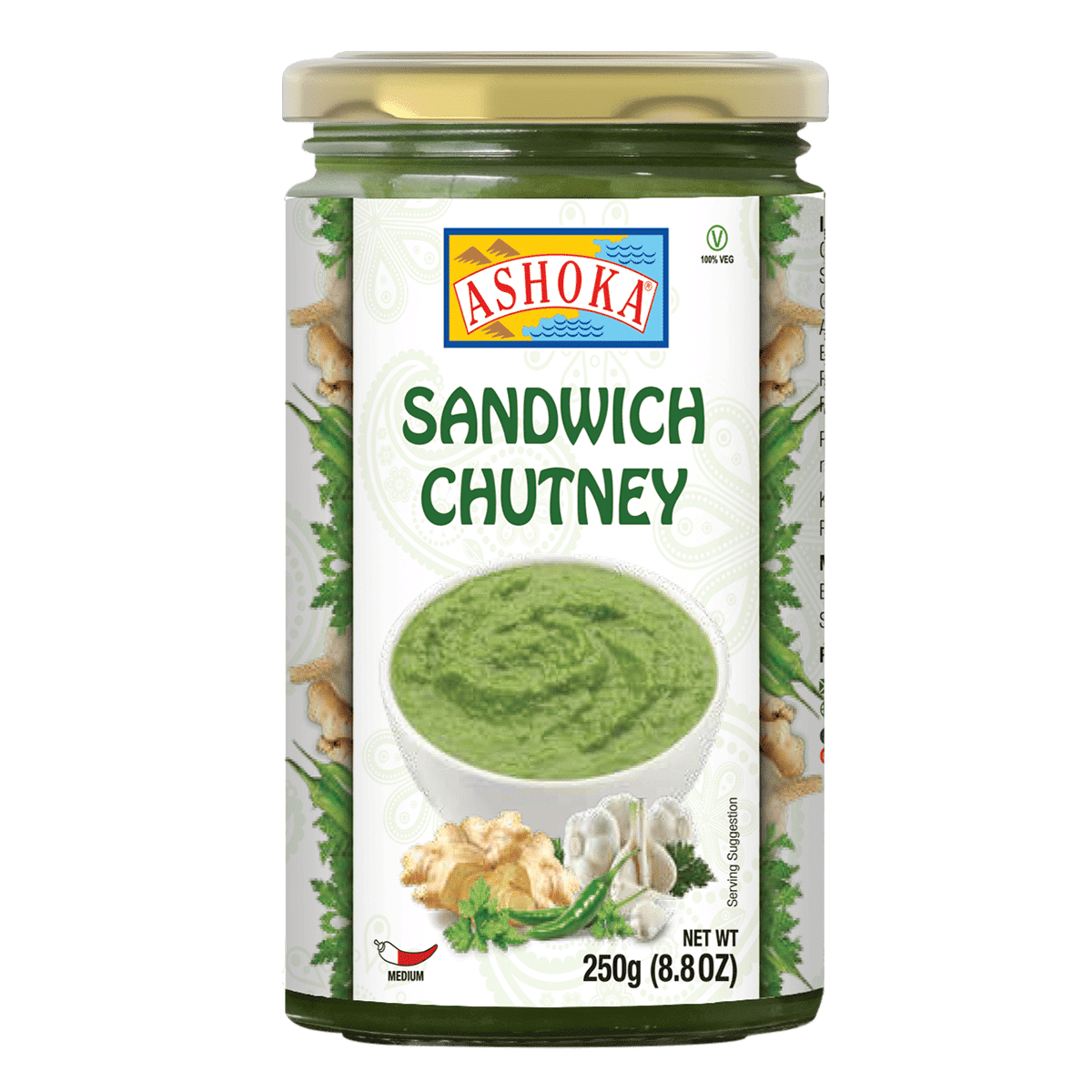 Chutney de Menta, Deep 250 gramo(s)