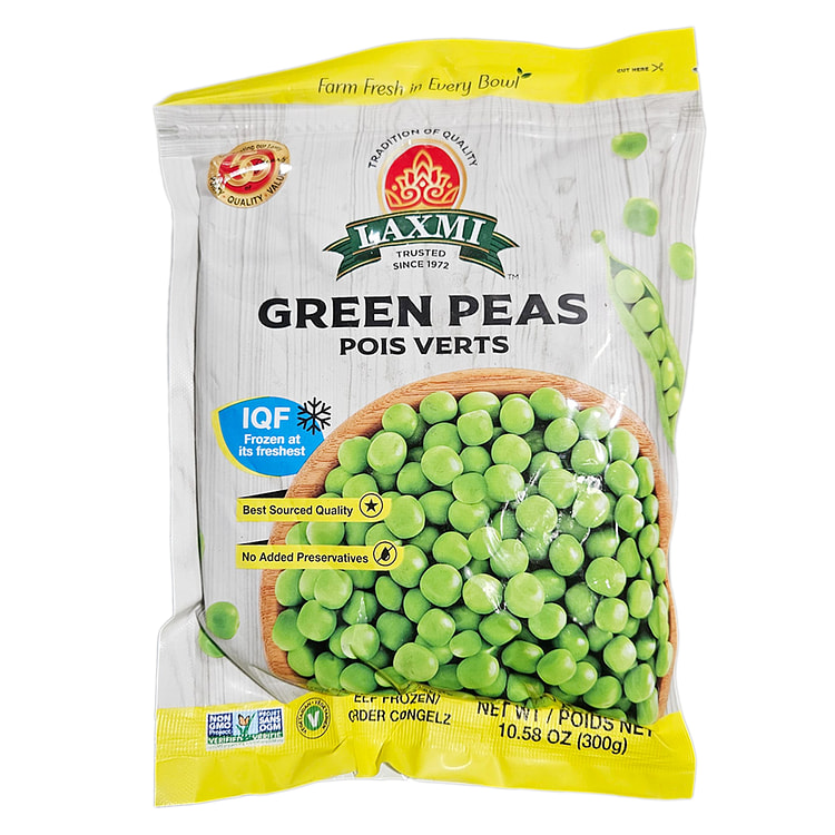 Laxmi Green Peas (Frozen) 300 g