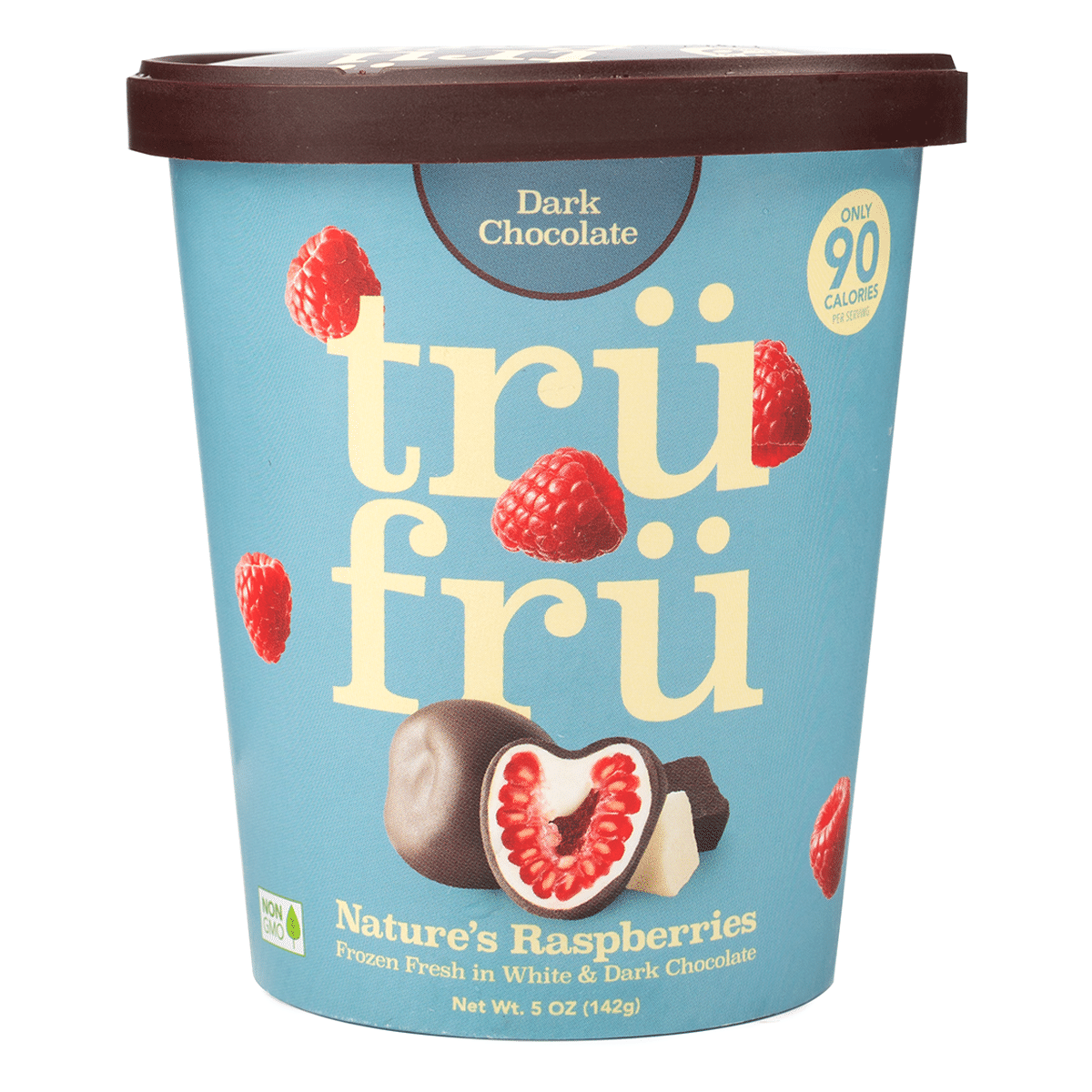 Framboesas da Natureza em Chocolate Branco e Escuro Tru Fru 5 onça(s)