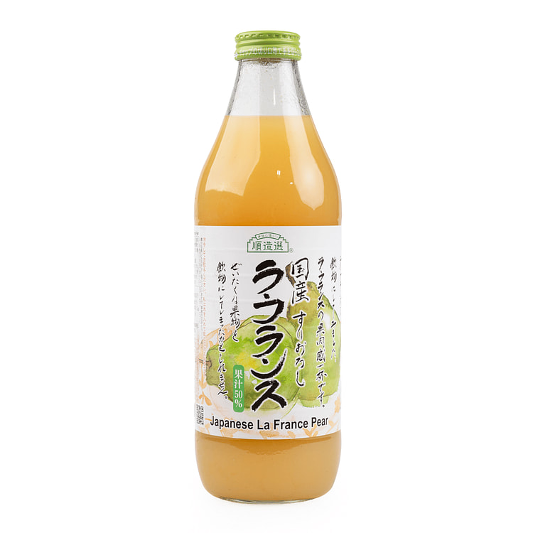 山形県産すりおろし ラフランス ジュース 果汁100％ 1L 33.8 fl.oz