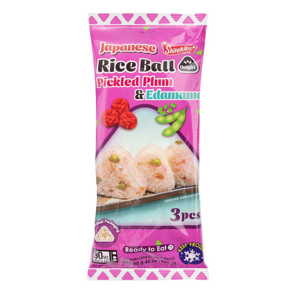 SK Onigiri RIce Ball Ume&Edamame 8.46 onza(s)