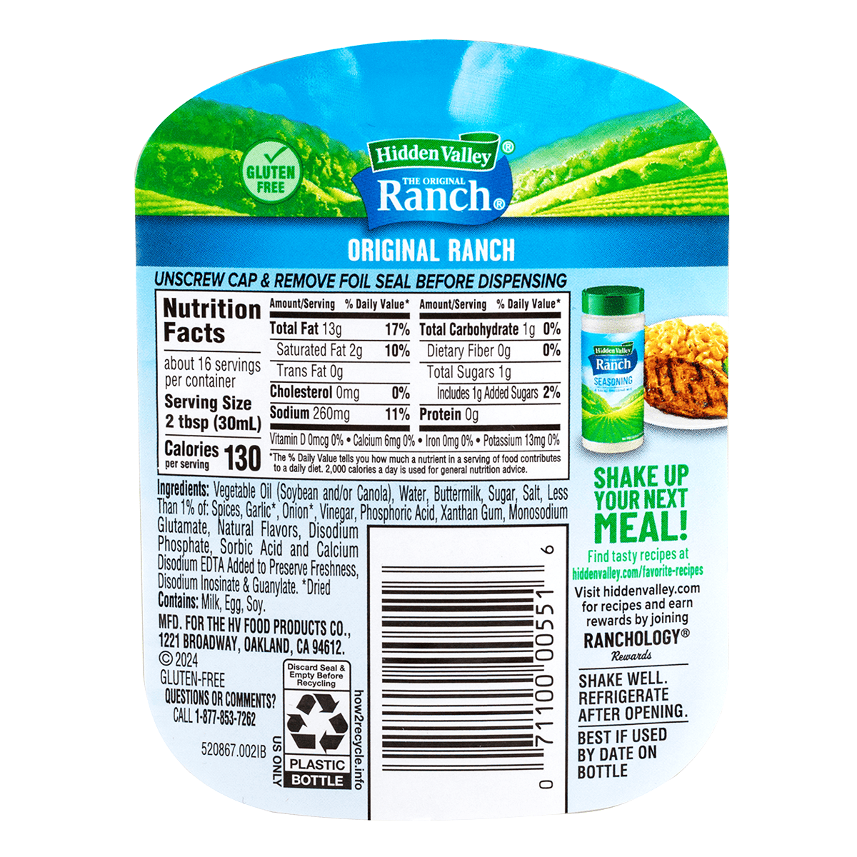 Get Hidden Valley, The Original Ranch Dressing 16 oz Delivered | Weee!  Asian Market