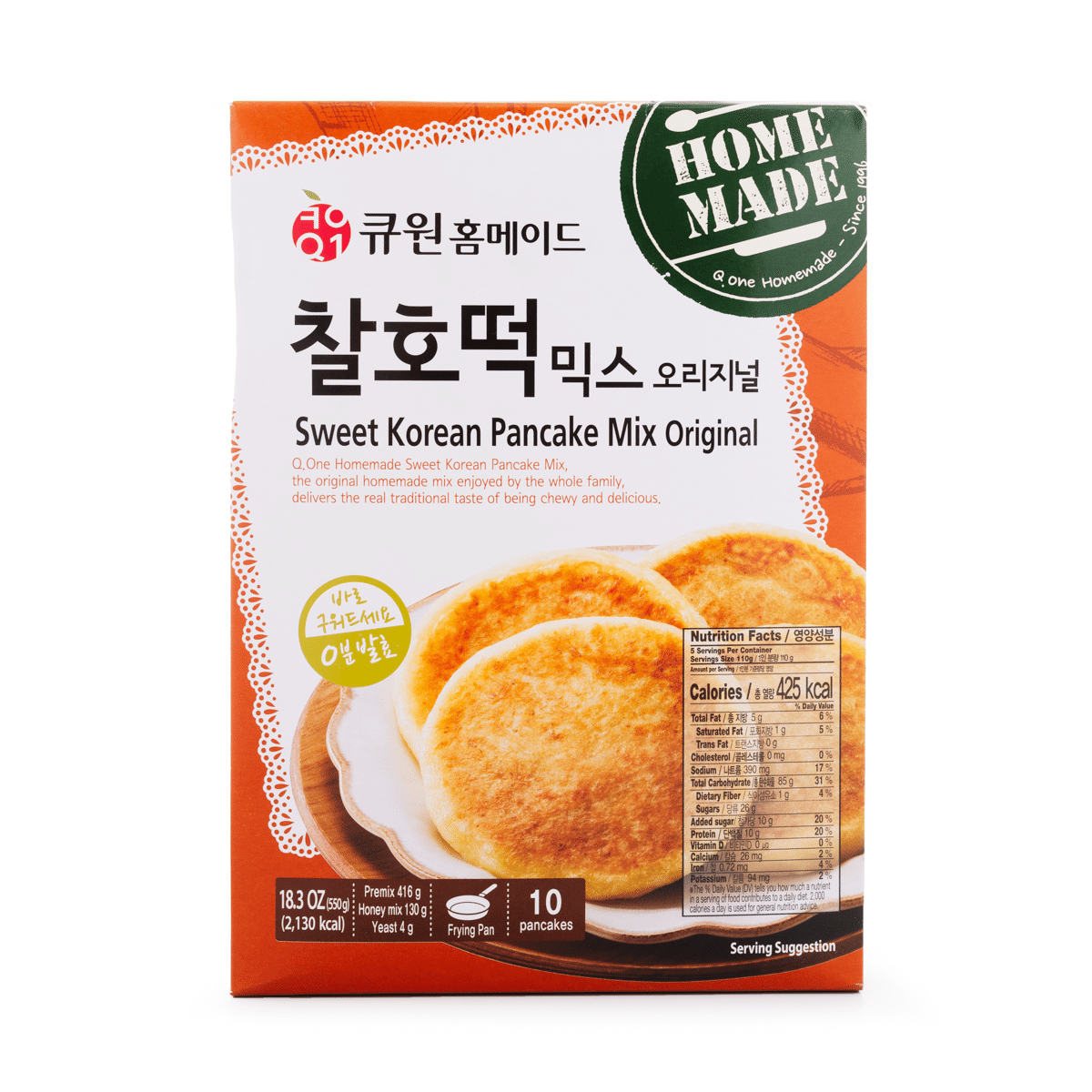 Q One Sweet Korean Pancake Mix Original 1.2 lb